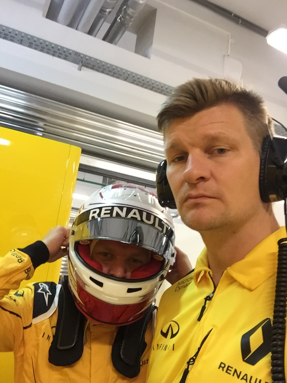 Thomas og Kevin til Formel1 i Rusland i fredags.