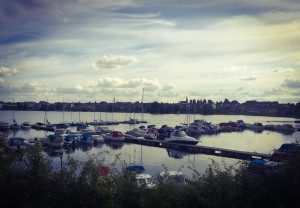 Sejlklubben ved Skanderborg Sø.